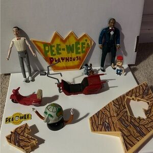 Action Figures Lot from Pee Wee Herman’s Playhouse. Excellent deal!!